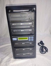 LG Pro Duplicator 1 To 5 CD/DVD Burner Standalone Copier LG Drives Working picture