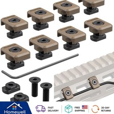 Durable M-LOK Pressure Switch Cable Guides - 8 Pack for Secure Wire Management picture