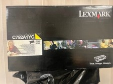 Lexmark C792A1YG Yellow Return Program Print Cartridge - Open Box Sealed Bag picture