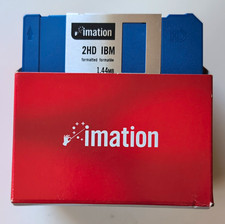 Imation Rainbow Diskettes 3.5in 1.44MB 2HD IBM Formatted Floppy Disks Box picture