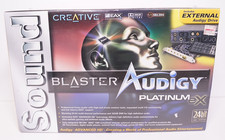 NEW/SEALED - Creative Sound Blaster Audigy Platinum eX SB090 Black w/Ext. Drive picture