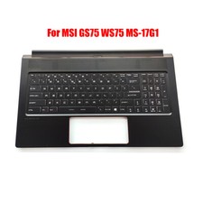 Palmrest Colorful Backlit Keyboard For MSI GS75 WS75 MS-17G1 MS-17G2 MS-17G3 US picture