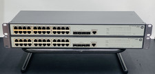 LOT OF 2 HP 3Com JE006A V1910-24G 24-Port L2+ Gigabit Managed Ethernet Switch picture