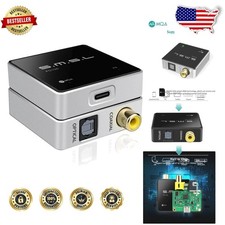 Portable USB to Optical Audio Converter XMOS XU316 MQA Silver picture