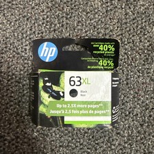 HP 63XL Black Ink Cartridge Exp 2023 picture