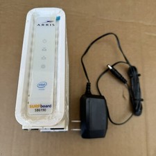 Arris SB6190 SURFboard White 1Gbps Portable 12V Cable Wi-Fi Hotspot Modem picture