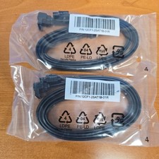 Lot of 2 Sets of SATA 3 6Gb/s Cables 1 Straight, 1 Right Angle (4 Total) - New picture