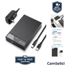 16TB USB 3.0 to SATA Hard Drive Dock for Quick Data Transfer - Black Enclosure picture