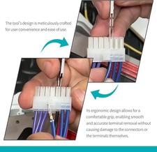 Compatible with Molex 11-03-0044 Mini-Fit Jr. Extraction Tool, ATX Pin... picture