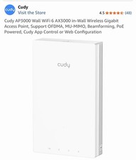 Cudy AP3000 Wall WiFi 6 AX3000 in-Wall Wireless Gigabit Access Point picture