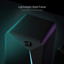 Redragon GS510 Waltz 2.0 RGB Desktop Speakers PC Computer Stereo Sound Black picture