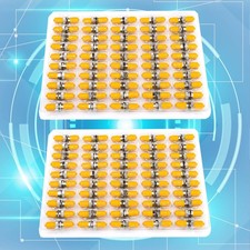 100 PCS ST Fiber Optical Coupler Adapter Barrel Simplex Singlemode Female picture