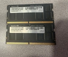64GB (2x32GB)TEAMGROUP Elite 64GB 2x32GB DDR5-5600 SO-DIMM Laptop RAM CL46 262-P picture