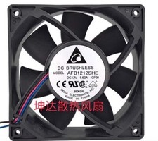 Delta AFB1212SHE-CF00 12038 12V 1.6A 12cm DC Cooling Fan picture