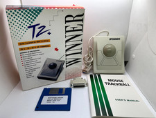 VINTAGE 90’s T2+ Winner Serial Trackball Mouse TB-90MP for IBM PC/XT/AT picture