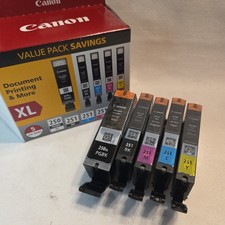 NEW GENUINE - CANON 250XL 251 COMBO Ink Cartridges - 6432B011 Sealed Bags picture