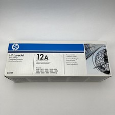 New HP 12A Toner Cartridge Black Genuine OEM Q2612A Sealed picture