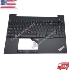 New Black Palmrest Keyboard Backlit with FPR For Lenovo Thinkpad E16 Gen 1 US picture