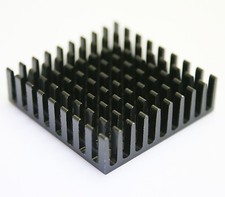 10pcs 35x35x10mm heatsink large black aluminum chip LED chip power transistor picture