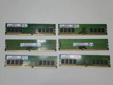 LOT OF 6 Mixed Brands 8GB 1RX8 PC4 Desktop Memory RAM picture