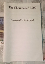 The Chessmaster 3000 - 1991 - Macintosh User's Guide - 1994 picture