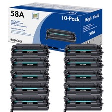 10x CF258A 58A Toner Compatible With HP Laserjet Pro M404dn MFP M428dw With Chip picture