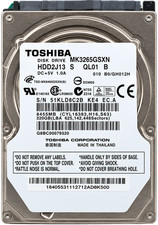 TOSHIBA MK3265GSXN 320GB SATA HDD Tested Sanitized picture