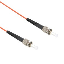 15 Pack of 1m ST/UPC-ST/UPC OM1 Multimode Simplex LSZH 3.0mm Fiber Optic Patch C picture