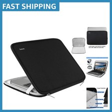 Sleek 15.6 Inch Shockproof Laptop Sleeve - Water-Resistant & Stylish Black Case picture