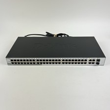 D-Link DES-1210-52 48 Port Gigabit Network Smart Switch - Preowned - EUC picture