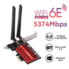 FENVI WiFi 6E PCIe Card AX210 Chip Tri-band BT5.4 FV-AXE3000 for Desktop Adapter picture