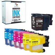 7PK Compatible CMYi LC506XXL Ink Cartridges fit Brother INKvestment MFC-J4555DW picture
