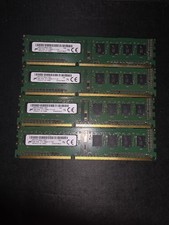 Lot of 4x4GB  Micron MT8JTF51264AZ-1G6E1 (16GB Tota) 1RX8 PC3-12800U Desktop RAM picture