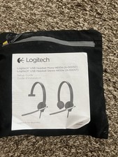 Logitech USB Stereo Headset H650e (A-00057) Flexible Microphone Boom Brand New picture