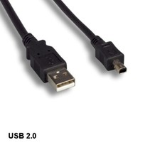 6 feet USB 2.0 A to Mini B 4Pin Cable for Digital Camera PDA MP3 MP4 Sync Charge picture