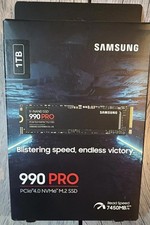 New Samsung 2280mm 990 Pro 1TB M.2 NVMe Gen 4.0 x 4 MZ-V9P1T0B/AM picture