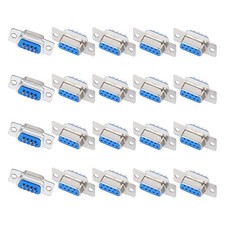 20Pcs 9 Pins D-Sub Connector RS232 Serial Solder Type DB9 Female Connector picture