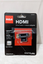 RCA 2-In-1 HDMI Female to HDMI Mini/Micro HDMI Adapter DHMIMICF picture
