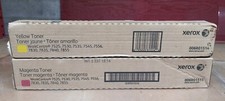 LOT-2 GENUINE XEROX 006R01514, 006R01515 YELLOW, MAGENTA TONER FACTORY SEALED picture