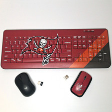 Keyscaper NFL Tampa Bay Buccaneers Wireless USB Keyboard Model TK5216 w/2 Mouses picture