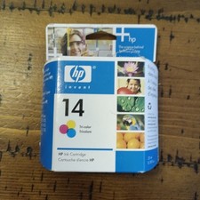 HP 14 Tri-color Ink Cartridge C5010A Genuine OEM Sealed NOS Exp 2006 r2 picture