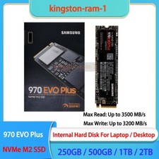 Samsung SSD 970 EVO Plus 1TB 2TB 500GB 250GB PCIe M2 NVMe 3500MB/s for Laptop picture