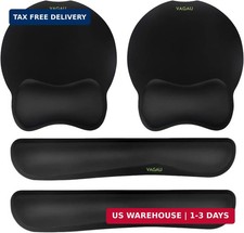 VAGAU Premium Keyboard Wrist Rest and Mouse Pad Wrist Support for 2 Pack picture
