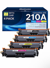 ValueToner 210A 4-Pack BK/C/M/Y w/ Chip W2100A-03A for HP 4201/4301 picture