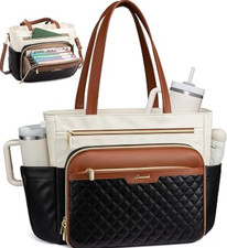 Teacher Work Nurse Diaper Tote Accordion File & Multi-Pockets Great Organization picture