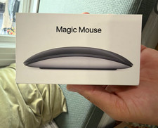 Apple Magic Mouse A3204 Rechargeable Wireless Bluetooth Laser, Black/Silver picture
