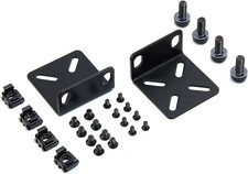 Rack Mount Kit Universal 1U Rack Ears with Adjustable Holes Distance, Compatible picture