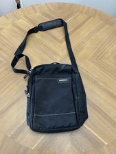 SwissGear Black Messenger Shoulder Bag Laptop Tablet Organizer Travel picture