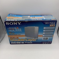 Sony DRX-710UL External DVD+RW CD Burner Drive USB 2.0 Double Layer Tested picture