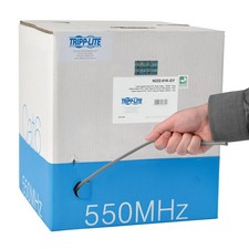 Tripp Lite N222-01K-Gy 1000Ft Pvc Cmr Cat 6 Solid Utp Bulk Cable Gray picture